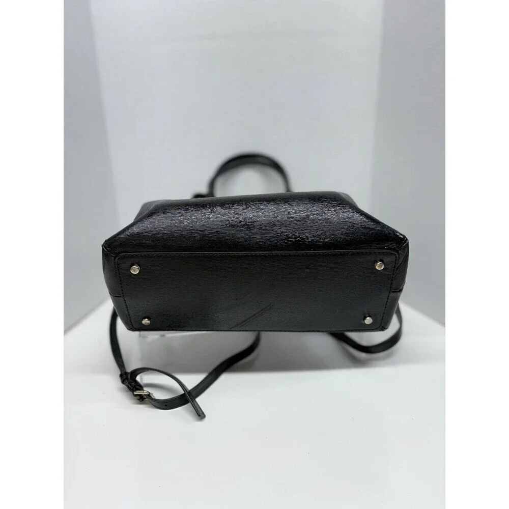 Kate Spade New York Cedar Street Margot Satchel Black Patent Leather crossbody